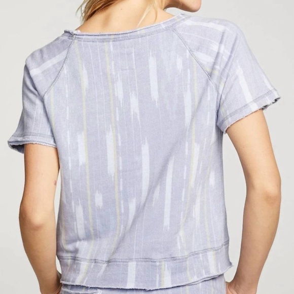 Chaser | Linen French Terry Raglan Top ONLY Size S - Picture 2 of 10